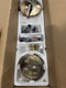 OPONL WHITE WOOD CEILING FAN  LIGHT LIGHTS FOR LIVING ROOM - GOLD + WHITE WOOD - Like New