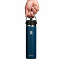 Hydo Flask Insulated Wide Mouth Straw Lid 24 Oz W24BFS464 - Indigo - Like New