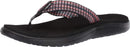 1019040 TEVA WOMEN'S VOYA FLIP FLOP BAR STREET MULTI BLACK SIZE 8 - Brand New