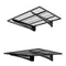 LUGO 2X3 FT GARAGE WALL SHELVES, 2 PACK - BLACK - Like New