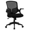 SMUG ERGONOMIC DESK CHAIR MESH OFFICE CHAIR MID BACK SWIVEL TASK CHAIR BLACK - Like New