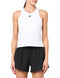 ADIDAS WOMEN'S TENNIS MID-LENGTH Y-TANK TOP SIZE: WOMEN M - WHITE - Brand New