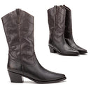 Vintage Foundry Co. Women's Trudy Tall Boot Casual Slip On Pointed Toe Flat Sole - Like New