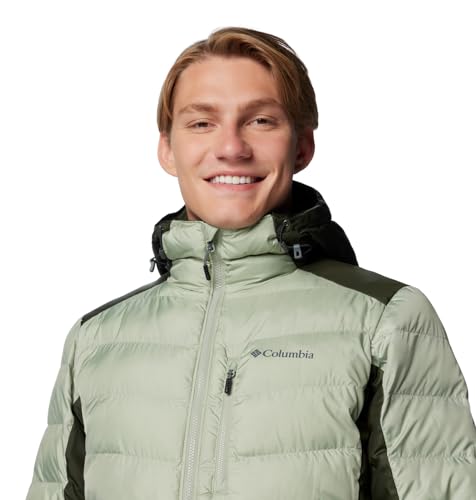 2085291348 COLUMBIA MEN'S LABYRINTH LOOP II HOODED JACKET SAFARI/GREENSCAPE L - Brand New