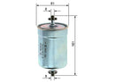 BOSCH F5030 GASOLINE FUEL FILTER - COMPATIBLE W/SELECT VEHICLES - GRAY - Like New