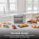 Ninja Double Stack XL Countertop Oven, 12-in-1, Stainless Steel, DCT601 - Like New