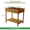 VegTrug 8 Pocket Herb Garden, Wooden Herb Planter with Herb Snips -Natural - Like New