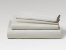 KATHY IRELAND 300 THREAD COUNT 100% BAMBOO RAYON SHEET SET KING - IVORY/WHITE - Like New
