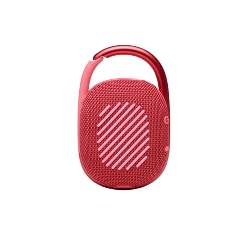 JBL CLIP 4 PORTABLE MINI BLUETOOTH SPEAKER BIG AUDIO PUNCHY BASS - RED - Brand New