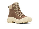 J007632 MERRELL WOMEN HARPER LACE ZIP WATERPROOF BOOT AU/UK W4.5 KHAKI SIZE 7 - Like New
