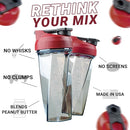 HELIMIX 2.0 VORTEX BLENDER SHAKER BOTTLE HOLDS UPTO 28OZ - BURGUNDY - Brand New