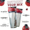 HELIMIX 2.0 VORTEX BLENDER SHAKER BOTTLE HOLDS UPTO 28OZ - BURGUNDY - Brand New