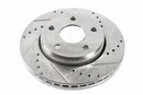 Power Stop Drilled Slotted Brake Rotors Front Right -- AR8780XR - Brand New