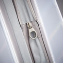 AMERICAN TOURISTER MOONLIGHT LUGGAGE, IRIDESCENT WHITE, CHECKED-MEDIUM 24 IN - Like New