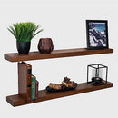 Floating Shelves 36 inches Long (Set of 2) - Walnut Shelves - Brand New