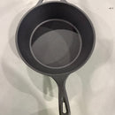 CUISINEL CAST IRON SKILLET PAN 2 PIECES SET - BLACK - Like New