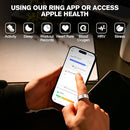 KppeX-X1 Smart Health Ring Kit-Nighttime Sleep Monitoring - Steel - Like New
