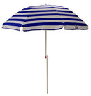 Shelta Australia 180 cm Beach Umbrella Noosa Blue/White Striped - Brand New