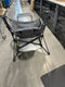 GENERIC GRAY SWINGING OUTDOOR CHAIR WITH FOOT REST - GRAY - Like New