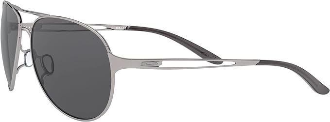 OAKLEY Caveat Sunglasses OO4054 - Polished Chrome Lenses/Grey - Scratch & Dent