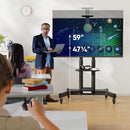 ONKRON Mobile TV Stand on Wheels (TS1551-B) - Black - Brand New