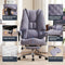 EXCEBET BIG AND TALL OFFICE CHAIR 400LBS WIDE SEAT LEATHER HIGH BACK EXEC CHAIR - Like New