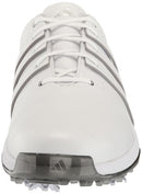 ADIDAS MEN'S TOUR360 24 BOOST GOLF FOOTWEAR WHITE/SILVER METALLIC SIZE 11 - Like New