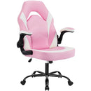 Heavy Duty Gaming Chair Ergonomic Gamer for Home Office Lumbar Support - Pink - Brand New