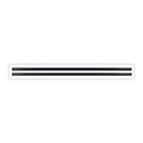 BUILDMART 36" Double Slot - White Aluminum Air Vent - Texas Buildmart - Like New