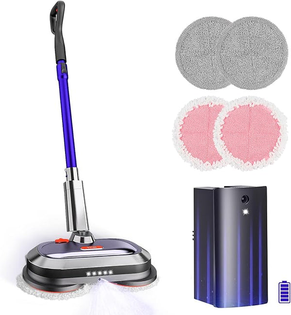 VMAI Electric Mop Cordless Electric Mop with 300ml Water Tank - - Scratch & Dent