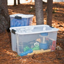 Sterilite Ultra Latch Box with Lids for Home and Office 70 Qt 4-Pack - Brand New