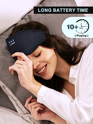 LC-Dolida Sleep Headphones, 3D Sleep Mask Bluetooth Wireless Music Eye Mask - Like New