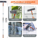 LOMIDA PROFESSIONAL WINDOW SQUEEGEE CLEANER - SILVER ORANGE - Like New