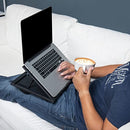 MIND READER LAP DESK LAPTOP STAND BED TRAY COLLAPSIBLE CUSHION PORTABLE - BLACK - Like New