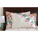 MAINSTAYS 8 PIECE BED IN A BAG COMFORTER SET WITH SHEETS,QUEEN - CORAL MEDALLION - Like New