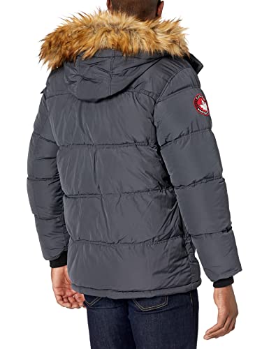 0MCW367EC Canada Weather Gear Men's Snorkel Parka Charcoal Size M - Brand New