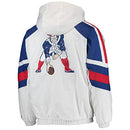 Starter Men's White/Navy New England Patriots Thursday Night Lights Hoodie - Brand New