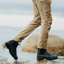 BLUNDSTONE CHILDREN'S BOOTS BLUNDSTONE CHEALSEA - SIZE MEN 2 - RUSTIC BLACK - Like New