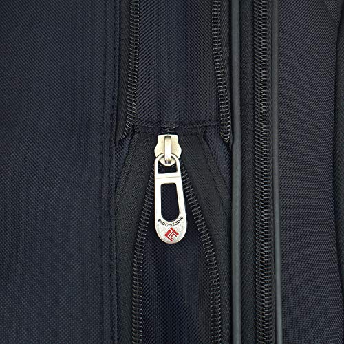 TRAVELERS CLUB BOWMAN EXPANDABLE LUGGAGE 3-PIECE SET (DOPP/TOTE/20) BLACK - Brand New