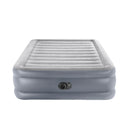 INTEX QUEEN 20 INCH DURA-BEAM DELUXE RAISED AIR BED MATTRESS - LIGHT BLUE - Like New