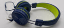 KIDS HEADPHONES WITH MICROPHONE, 2 PACK, PINK/BLUE & DARK BLUE/GREEN - BH200 - Like New