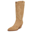 B0DDVP52GY Sam Edelman Women's James Western Boot, Safari Tan Wide Calf, 11 - Brand New
