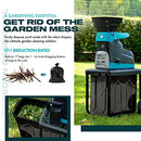 CROWN GARDEN WOOD CHIPPER ELECTRIC QUIET SILENT 1.5-1.7 INCH MAX BRANCH - BLUE - Like New
