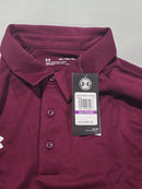 UNDER ARMOUR MEN'S RIVAL POLO SHIRT - SIZE: MEN 2XL - MAROON - Brand New