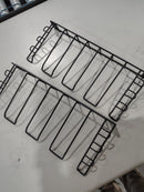 ‎AMOOWIS 2-PACK BAR CLOSET SHELVES - BLACK - Like New