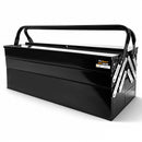 FITHOIST METAL CANTILEVER TOOL BOX, 3-TIER 5 TRAY FOLD OUT - BLACK - Like New