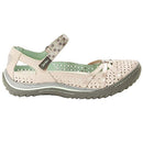 Jambu Women's Cherry Blossom Shoe, Light Grey/Pastel Green, 9.5 Medium US - Brand New