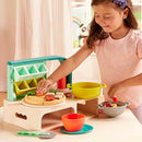 B. TOYS MINI CHEF PIZZA-N-PASTA PLAYSET - PRETEND PLAY PIZZA & PASTA PLAY SET - Like New