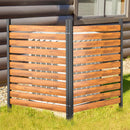 GREENER Privacy Screens 2PCS 38" W x 42" H No Dig Privacy Fence Screen Wood - Like New