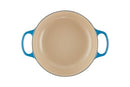 LE CREUSET ENAMELED CAST IRON SIGNATURE SAUTEUSE OVEN 3.5 QT - MARSEILLE - Like New